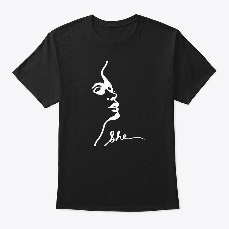 "She" Classic Tee (white artwork)